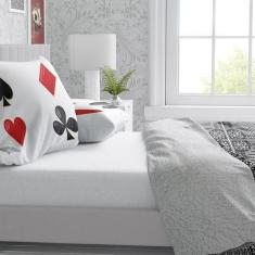 Imagem de Lençol Percal Mais 2 Fronha Print Cassino Royale - ESPAÇO CASA CENÁRIO