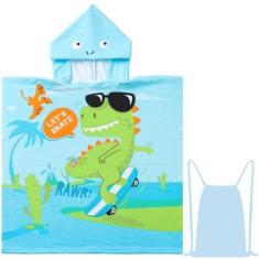 Imagem de NovForth Toalha de praia infantil para meninos e meninas, toalha de banho com capuz sereia, toalha de piscina infantil com capuz