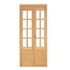 Imagem de Kit Porta de Madeira Camarão Direita 213cmx94,5cmx12cm PE71 Esel Marroml