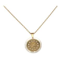 Imagem de Colar Cordão Economia Economista Folheado Ouro 18k