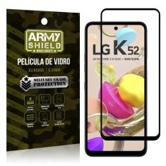 Imagem de Película de Vidro Blindada para LG K52 tela 6,6" Full Cover - Armyshield