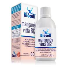 Imagem de Manganês Vitta B12 Biocell - Suplemento Alimentar Sublingual
