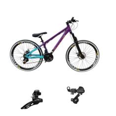 Imagem de Bicicleta Aro 26 Vikingx Tuff 44 Aluminio Mtb 21v Shimano Dianteiro Tr
