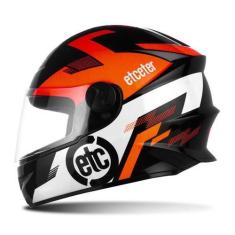 Imagem de Capacete De Moto Infantil Fechado Integral Etceter Kids Menino Menina