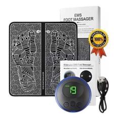 Imagem de Massageador Elétrico Pés Tapete Pulso Perna Ems Almofada Usb - Mega