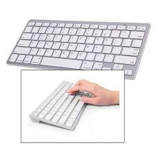 Imagem de Teclado Bluetooth Sem Fio Wireless Pc Android Celular - Bm Ecommerce