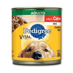 Imagem de Ração Úmida Pedigree Lata Patê De Carne Para Cães Adultos - 280 G