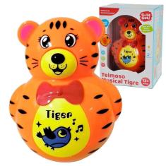 Imagem de Brinquedo Interativo Tigre Teimoso Musical Guta Gui Dm Toys