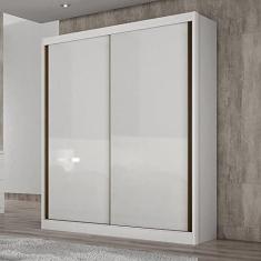 Imagem de Guarda Roupa 2 Portas 3 Gavetas Ávila Novo Horizonte Branco