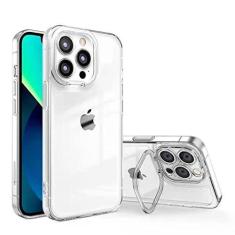 Imagem de Para iPhone 13 Suporte de proteção de câmera Capa de telefone para iPhone 13 Pro Max 11 12 Pro Max XR X Capa de suporte transparente, T2, para iphone 12