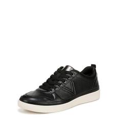 Imagem de Vionic Elise Tênis feminino casual confortável de couro, Preto, 38