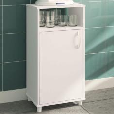 Imagem de Balcão De Cozinha Para Bebedouro Diamantino 1 Porta Branco - Pnr Móveis