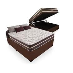 Imagem de Cama Box Com Baú Casal + Colchão De Molas - Anjos - Superlastic 138cm,