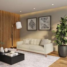 Imagem de Sofá 3 Lugares Skagen Capitonê Bege - Mobly