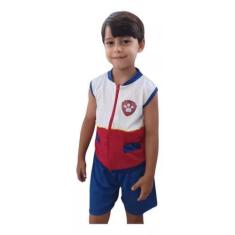 Imagem de FANTASIA INFANTIL ROUPA COLETE e SHORTS  PATRULHA CANINA RYDER - SGB M