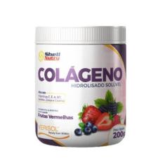 Imagem de Colágeno Hidrolisado Solúvel Frutas Vermelhas 200G - Shell Nutry
