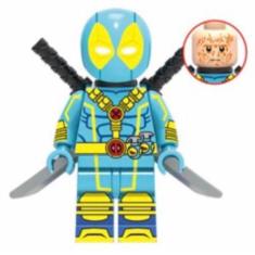 Imagem de Boneco Blocos De Montar Blue Deadpool - Mega Block Toys