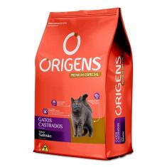 Imagem de Ração para Gatos Castrados Origens Premium Especial Sabor Salmão 1Kg