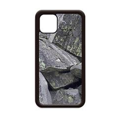 Imagem de Capa Dark Stone Pieces Papel de parede Crackles Musgo para iPhone 11 Pro Max para Apple Mobile Case