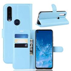 Imagem de Capa para Moto P40 Power, Manyip Capa flip de couro PU de para Moto P40 Power, capa de proteção de telefone estilo empresarial, capa com [compartimentos para dinheiro e cartão]