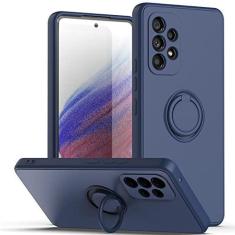 Imagem de Capa de telefone com suporte de anel de silicone líquido quadrado para Samsung Galaxy S24 S22 Ultra A51 A71 A52 A72 S20FE S21 Plus A21S A22 A32 Capa, T2, para Samsung S20Ultra