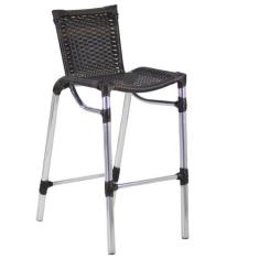 Imagem de Banqueta Alumínio Fortaleza Alta Para Balcão Cozinha Bar Trama Origina