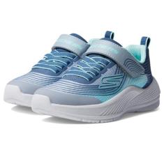 Imagem de Skechers Tênis feminino Microspec Advance, Cinza claro/azul-piscina, 16