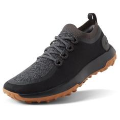 Imagem de Allbirds Tênis masculino para trilha Trail Runners SWT, respirável para todas as trações, Preto natural (sola cáqui robusta), 45