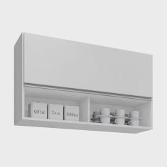 Imagem de Armário de Cozinha Aéreo 100cm Basculante Mia M24 Branco - Mpozenato
