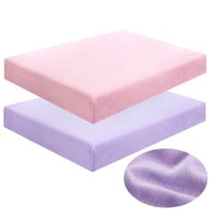 Imagem de Lençol de berço Hahafelt, flanela, ajustado a 70 x 130 cm, 2 peças