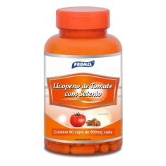 Imagem de Licopeno de Tomate com Selênio 60 caps 500 mg Promel