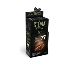 Imagem de Chocolate 77% Cacau Sem Lactose Vegano Steviachoco 80G
