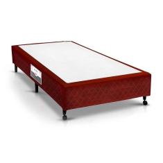 Imagem de Cama Box Base Universal Solteiro Poli Tecido Wine (88x188x23) - Castor