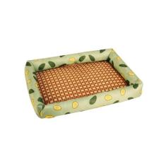 Imagem de Tapete de resfriamento para cães, Almofada de resfriamento de vime para gatos, Cama de resfriamento de verão para cães e gatos, Cama de almofada lavável à prova de arranhões para animais de estimação