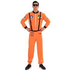 Imagem de EraSpooky Fantasia de astronauta masculina Halloween Spaceman Suit adulto piloto voo macacão fantasia festa cosplay