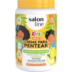 Imagem de Creme De Pentear Cachinhos Poderosos Melão 1Kg - Salon Line