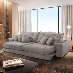 Imagem de Sofá ágata Veludo Dois Módulos De 90 Cm B25 Meu Sofá Online B026 Veludo Prata