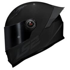 Imagem de Capacete Masculino Ls2 Ff358 S Preto Spoiler Fechado Moto, Preto Brilh