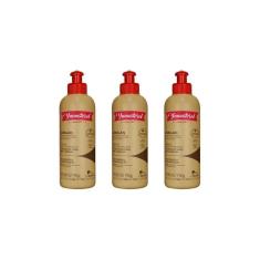 Imagem de Creme Para Pentear Yamasterol 200G Oleo De Argan - Kit C/3Un