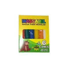Imagem de Massinha De Modelar 65G 6 Cores Massabel