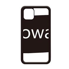 Imagem de Iowa America - Contorno do mapa dos EUA para iPhone 12 Pro Max Capa para Apple Mini Mobile Case