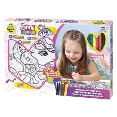 Imagem de Tapete para Colorir Infantil - Unicórnio - Samba Toys