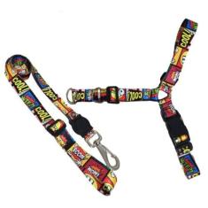 Imagem de Coleira Antipuxão Peitoral Com Guia Para Passeio - Facepet