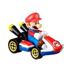 Imagem de Carrinho Mario Kart, Mattel, Hot Wheels Colecionável, Réplica, Modelos Sortidos, GBG25