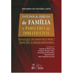 Imagem de Estudos de Direito de Família e Pareceres Civil - Leite, Eduardo De Oliveira - 9788530936433