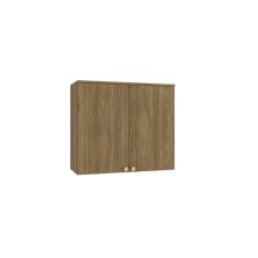 Imagem de Armário Aéreo 80cm 2 Portas Madeira Kappesberg Nogueira