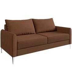 Imagem de Sofá Ascona 2 Braços 2 Assentos Sofá Go - Marrom