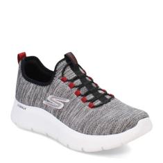 Imagem de Skechers Tênis masculino Gowalk Flex-Atlético sem cadarço casual com espuma resfriada a ar, Branco/preto 2, 8.5