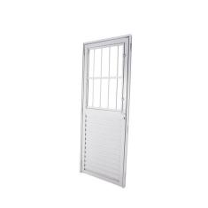 Imagem de Porta Postigo Abertura Direita Premium 210x80cm Vidro Liso Cr