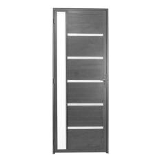 Imagem de Porta Lambril Solara Com Visor 90 X 2.10 Preta Lado Direito – Hale